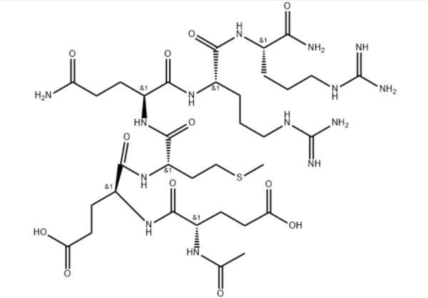Argireline/ Argreline Acetate CAS 616204-22-9 for removing wrinkles around the forehead or eyes