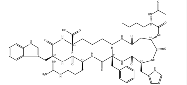 Bremelanotide/PT-141/PT141 Acetate CAS 189691-06-3 used to treat low sexual desire in women